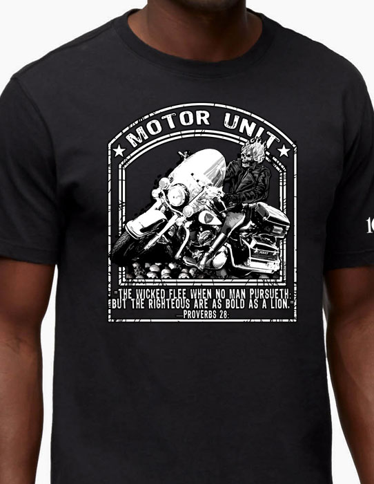 Lengtegraad boog Woestijn Motor Unit Ghostrider The Wicked Flee Shirt