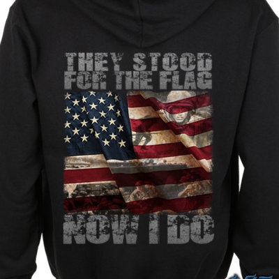 They Stood For The Flag Now I Do Law Enforcement Hoodie