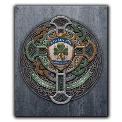 Fir Na Dli Men Of Law Police Custom 12 x 15 Inch Vintage Sign