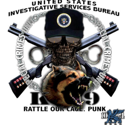 United States Investigative Services Bureau Police Decal