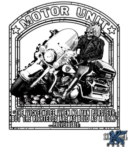 Motor Unit Ghostrider Police Decal