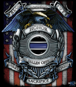 End of Watch Memorial Police Poster