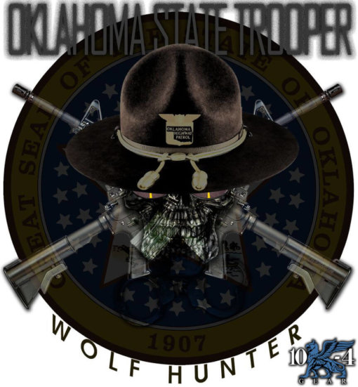 Oklahoma State Trooper Police Decal