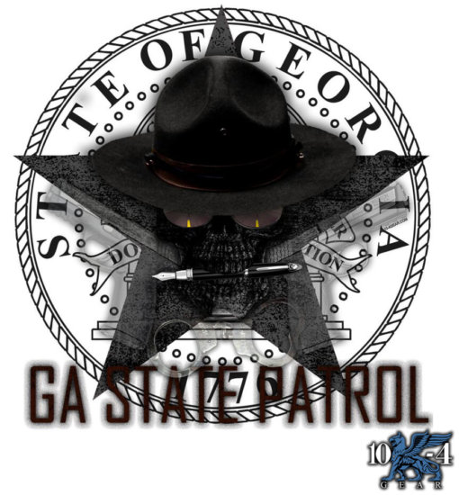 Georgia State Patrol Police Decal
