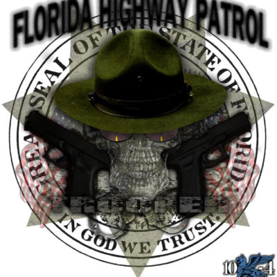 Florida Highway Patrol Police Decal