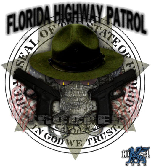 Florida Highway Patrol Police Decal