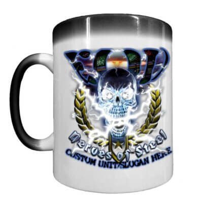 EOD Nerves Of Steel Police Lava Mug