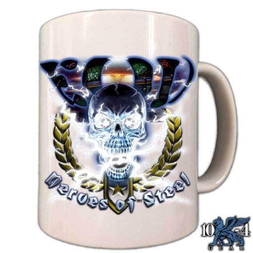 EOD Nerves Of Steel Police Coffee Mug