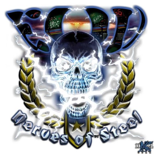 EOD Nerves Of Steel Police Decal