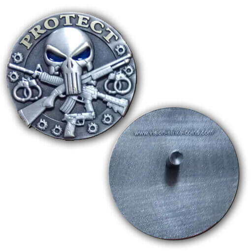 Punisher Protect Police Golf Ball Marker