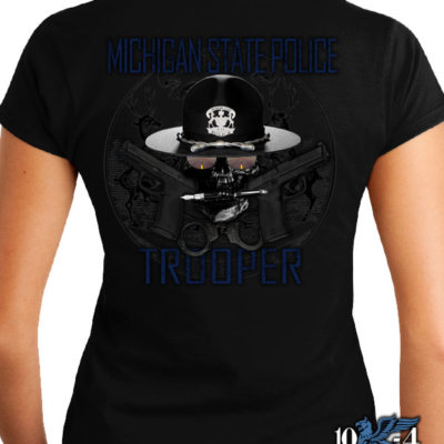 Michigan State Trooper Police Ladies Shirt