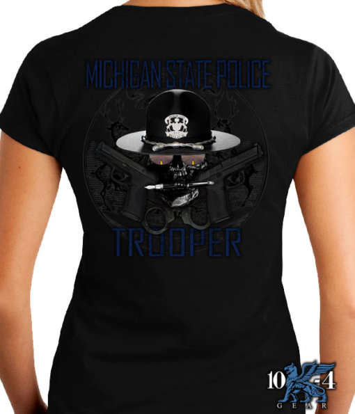 Michigan State Trooper Police Ladies Shirt