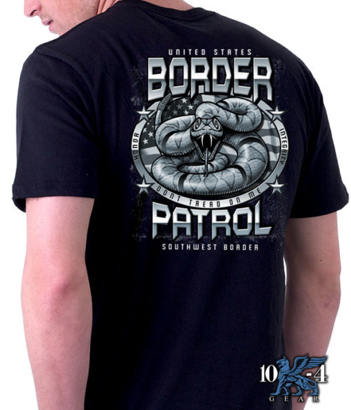 US Border Patrol Don't Tread On Me Shirt