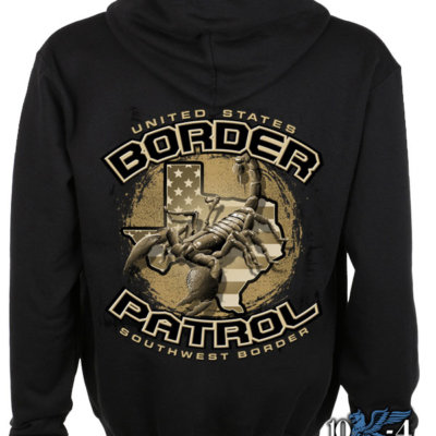 US Border Patrol Texas Scorpion Police Hoodie