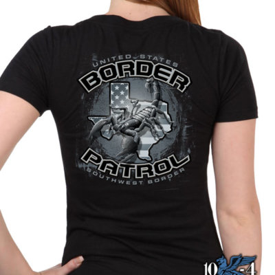 US Border Patrol Texas Scorpion Ladies Police Shirt