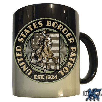 US Border Patrol Texas Police Lava Mug