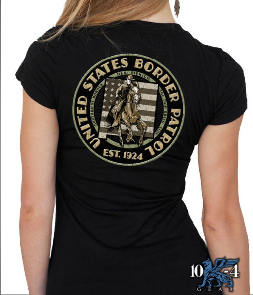 US Border Patrol New Mexico Ladies Police Shirt