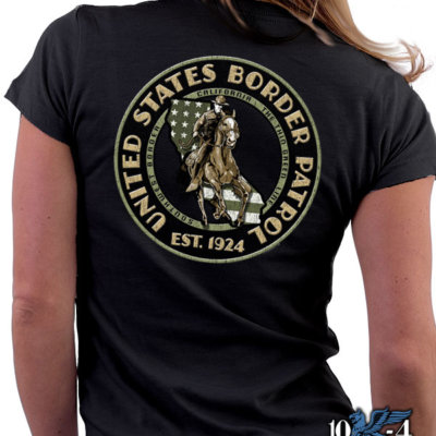 US Border Patrol California Police Ladies Shirt
