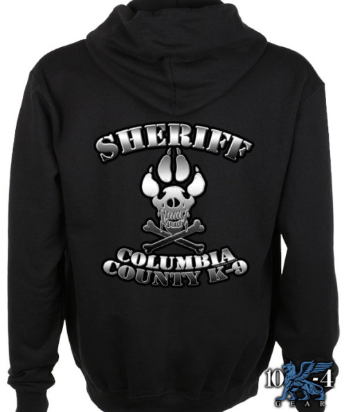 Sheriff Columbia County K9 Custom Police Hoodie