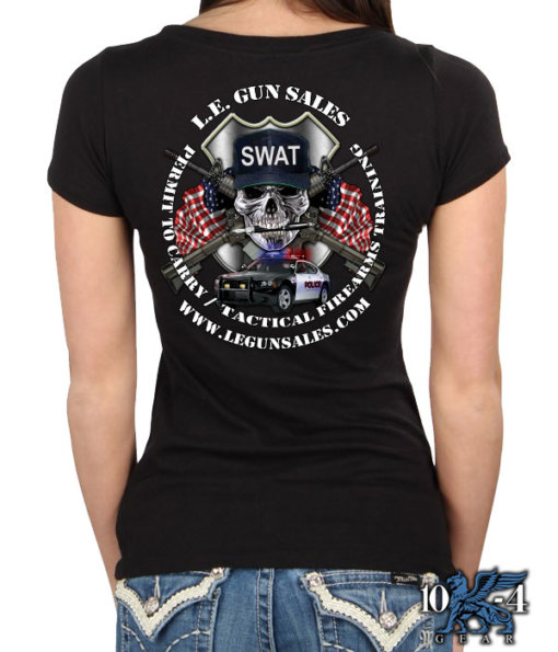 LE Gun Sales SWAT Custom Police Shirt