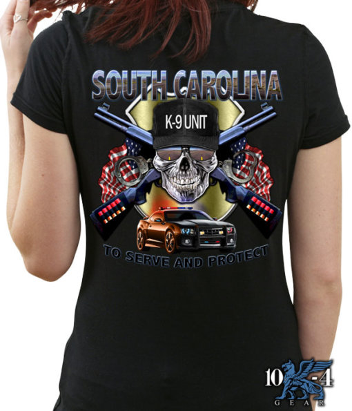 South Carolina K9 Custom Police Shirt
