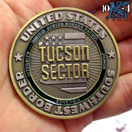 US Border Patrol Southwest Sector Police Challenge Coin