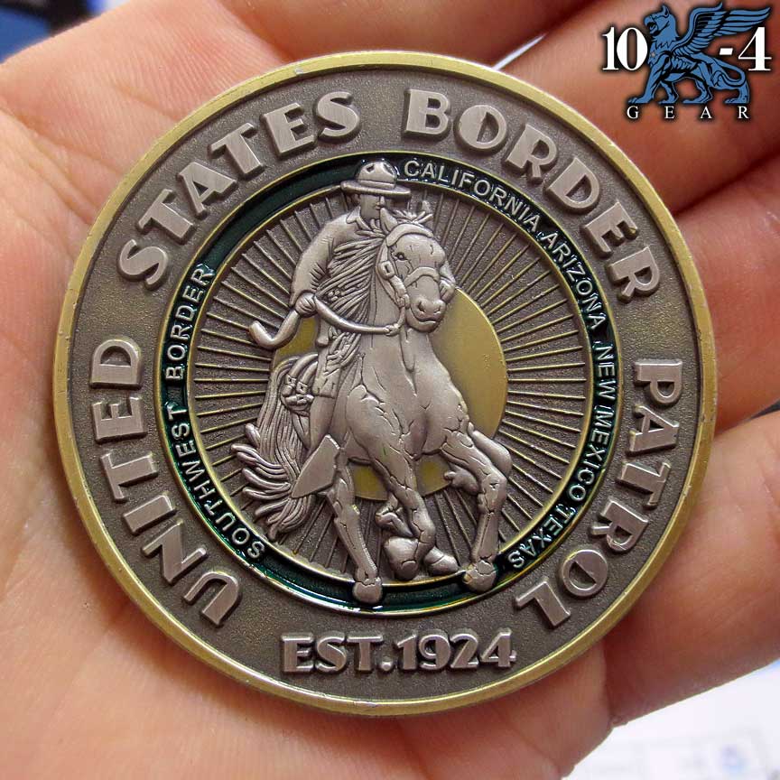 US Coin Police United States Border Patrol A49-U