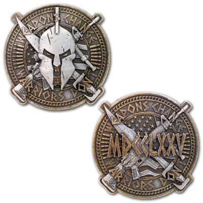 Weapons Change Warriors Don't Police Challenge Coin