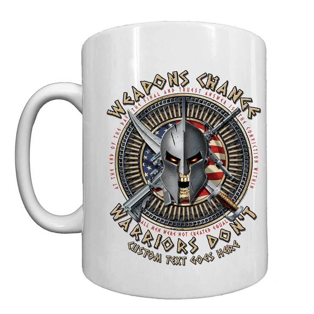 Weapons Change Warriors Don’t Police Coffee Mug