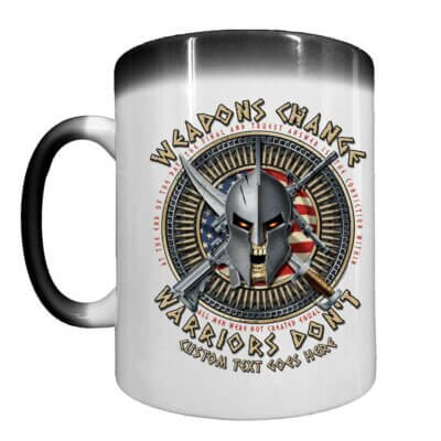 Weapons Change Warriors Don't Police Lava Mug