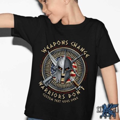 Weapons-Change-Warriors-Dont-police-youth-shirt