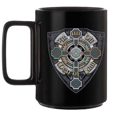 Police-Fir-Na-Dli-Cross-Men-Of-Law-Black-15oz-Coffee-Mug