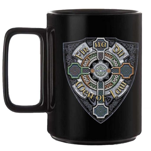 Police-Fir-Na-Dli-Cross-Men-Of-Law-Black-15oz-Coffee-Mug