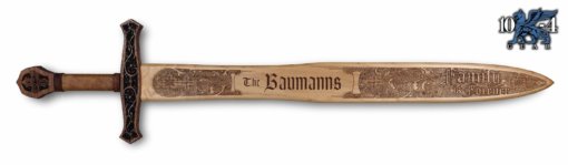 Family Names Police Wooden Sword