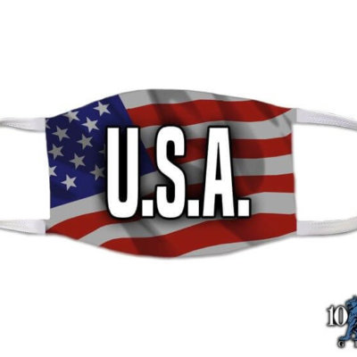USA Patriotic Police Covid Mask