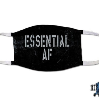 Essential AF As F&ck Police Covid Mask