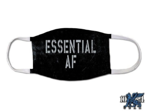 Essential AF As F&ck Police Covid Mask