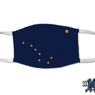Alaska US State Flag Covid Mask