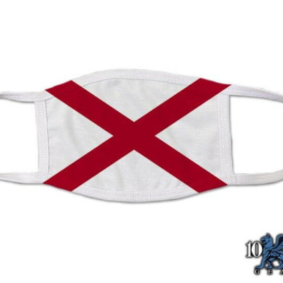 Alabama US State Flag Covid Mask