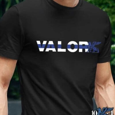 Valor Thin Blue Line Police Shirt