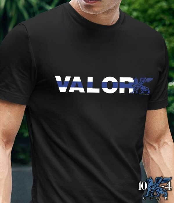 Valor Thin Blue Line Police Shirt