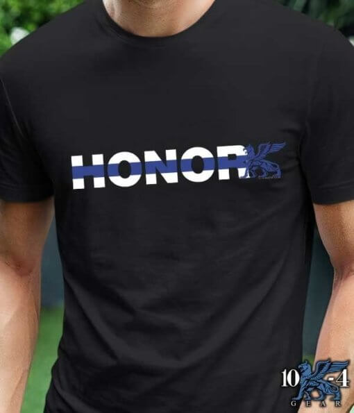 Honor Thin Blue Line Police Shirt