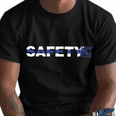 Safety Thin Blue Line Police Shirt