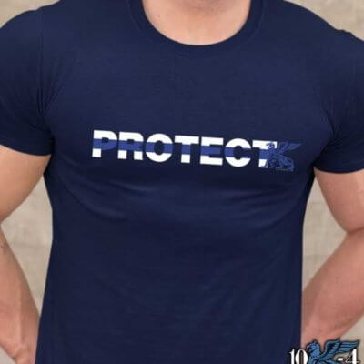 Protect Thin Blue Line Police Shirt
