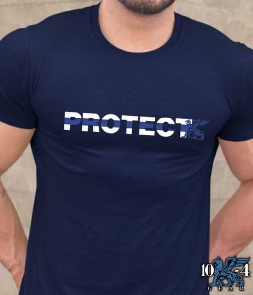 Protect Thin Blue Line Police Shirt