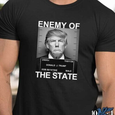 Trump - Enemy of the State Mug Shot Shirt