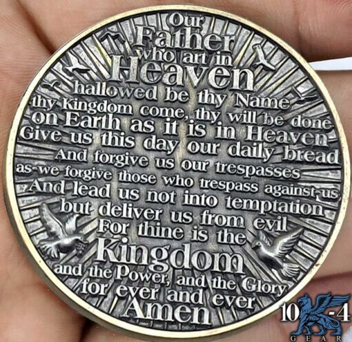 Lords-Prayer-Coin Back