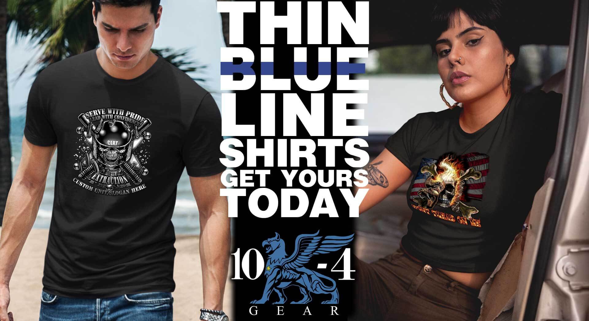 Police Trooper Sheriff Law Enforcement Shirts