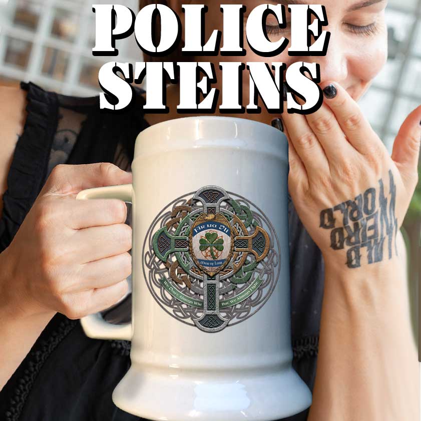 Police Law Enforcement Sheriff Trooper Steins