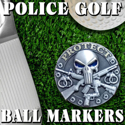 Police Golf Ball Markers